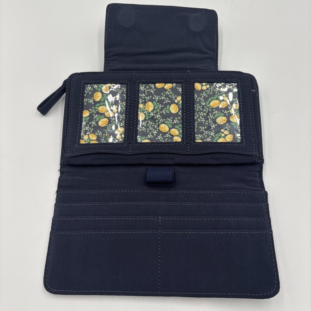 Vera Bradley Quilted Card Money Wallet checkbook‎ pen holder - Picture 4 of 6